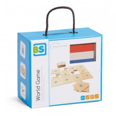 BS houten wereldspel memo