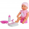 Amia babypop 40cm met plaspotje